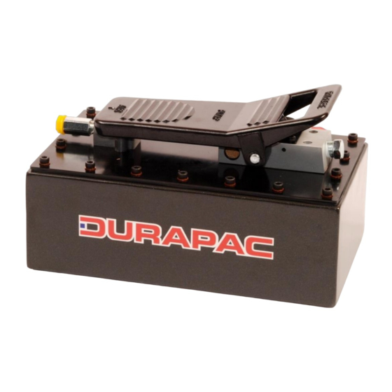 Durapac DPA-38 Instruction Manual