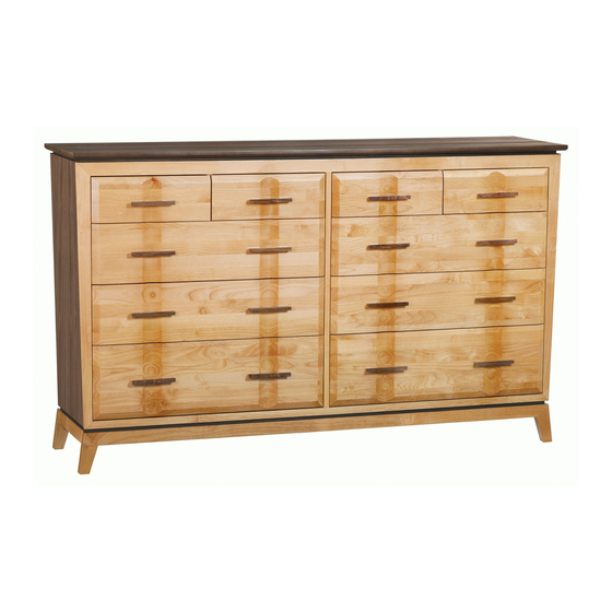Whittier Wood Furniture Addison 1239DUETd Assembly Instructions Manual