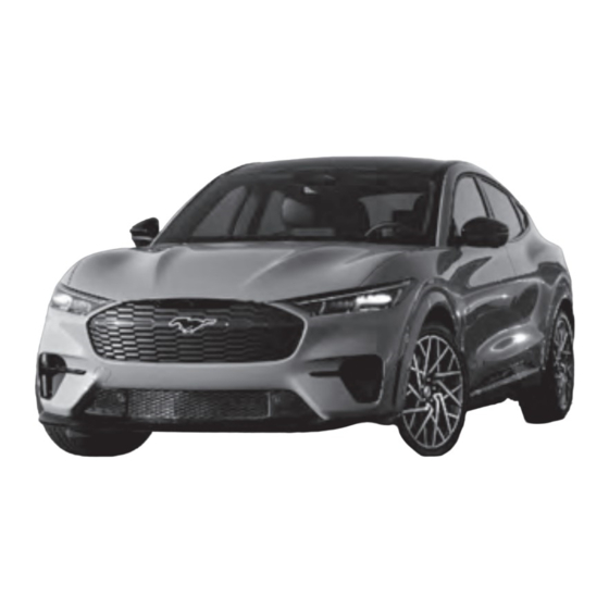 Ford MUSTANG MACH-E 2022 Supplemental Owner's Manual