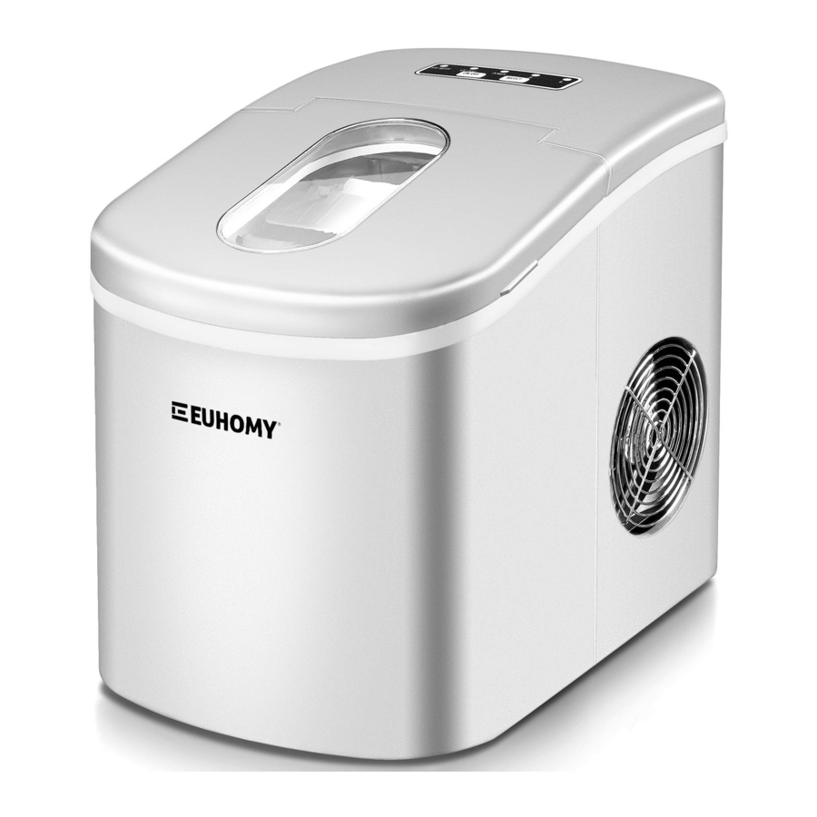 EUHOMY IM-12AR, IM-12AS - PORTABLE AUTOMATIC ICE MAKER MANUAL