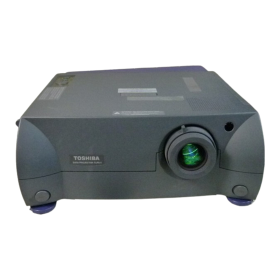 Toshiba TLP510 Owner's Manual