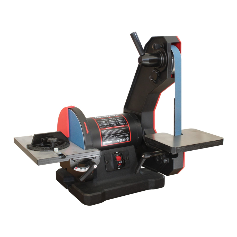 Bucktool BD1801 - 1"x8" BELT DISC SANDER Manual