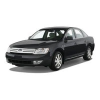 Ford 2008 Taurus Quick Reference Manual