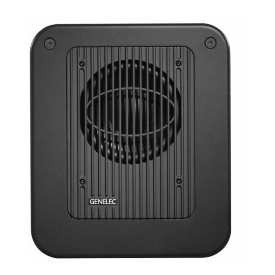Genelec 7060B Operating Manual