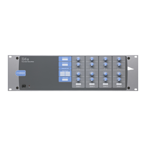 Cloud Z4II Installation And User Manual