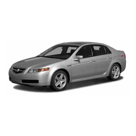 Acura 2004 TL Owner's Manual