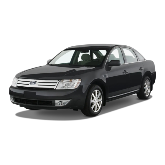 Ford 2008 Taurus Owner's Manual