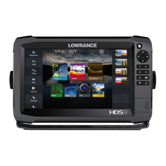 Lowrance HDS Gen3 Quick Start Manual