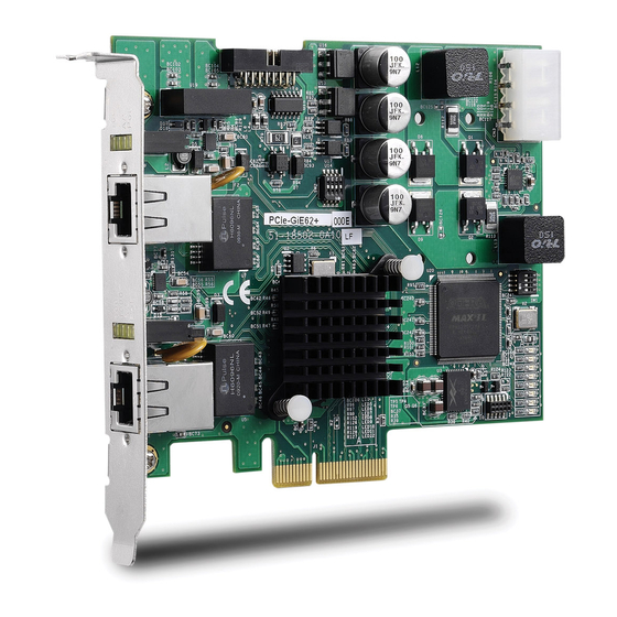 ADLINK Technology PCIe-GIE62 User Manual