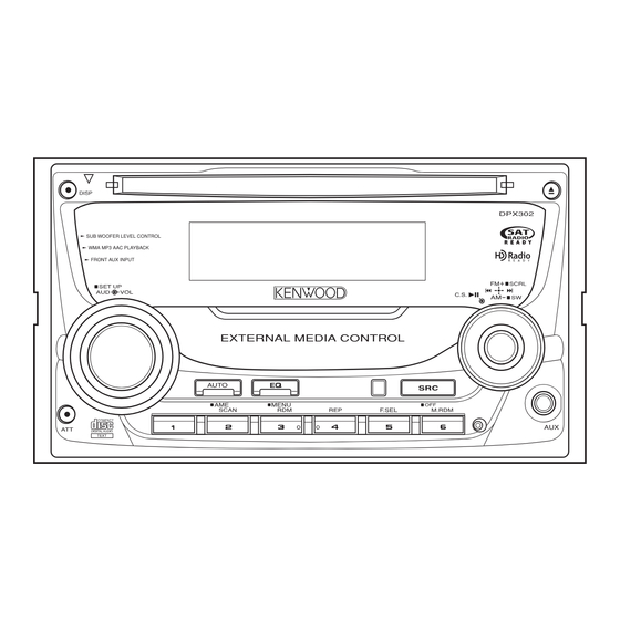 Kenwood DPX302 Service Manual