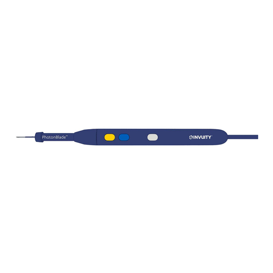 Invuity PhotonBlade Instructions For Use Manual