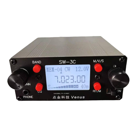 Venus SW-3C Manual