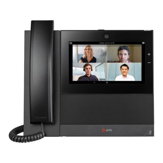 Poly CCX 700 Setup Sheet