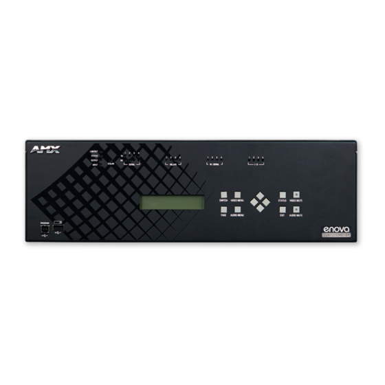 Harman AMX ENOVA DVX-225 HD Series Quick Start Manual