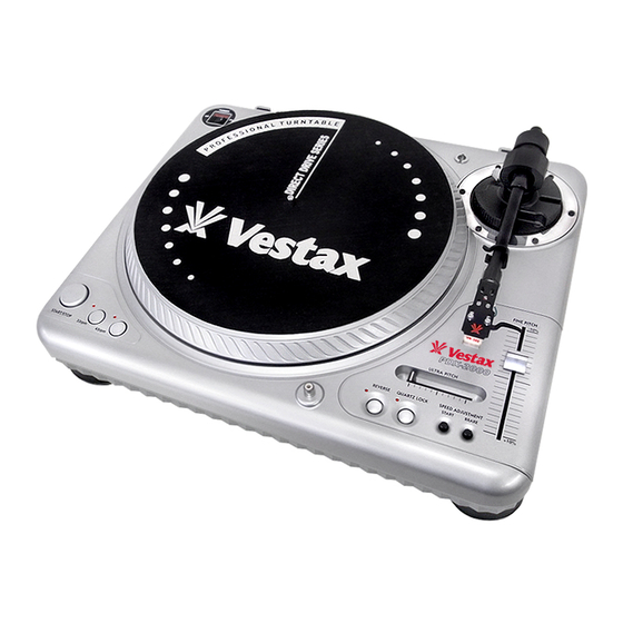 VESTAX PDX-2000 OWNER'S MANUAL Pdf Download | ManualsLib