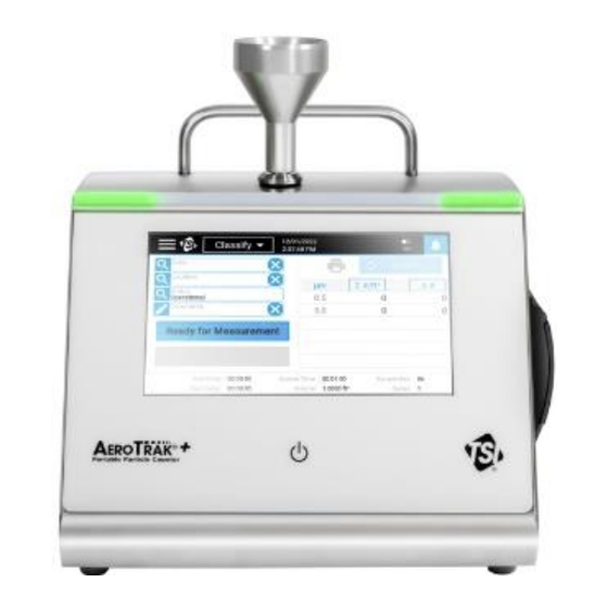 TSI Instruments AeroTrak+ A100-31 Quick Start Manual