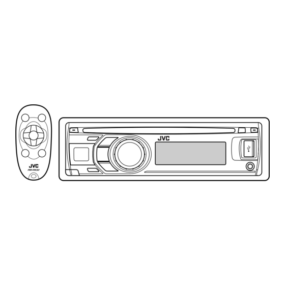 JVC KD-R601 Instructions Manual