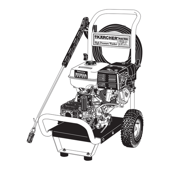 Kärcher K9000G Operator's Manual