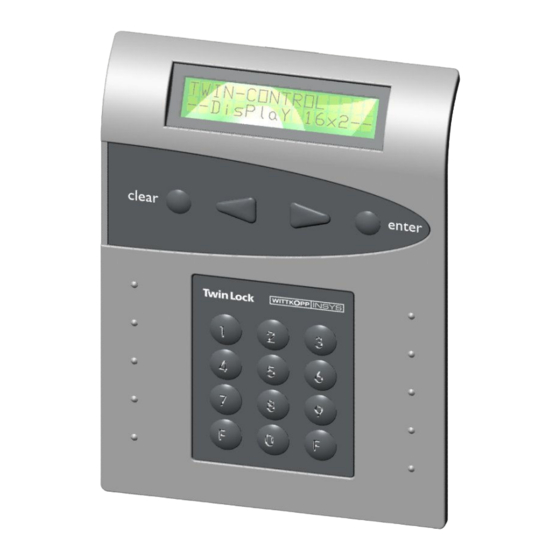 Wittkopp TwinLock 7220 User Manual