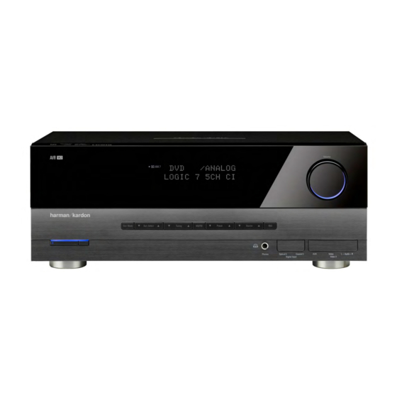 Harman Kardon AVR 142/230 Service Manual