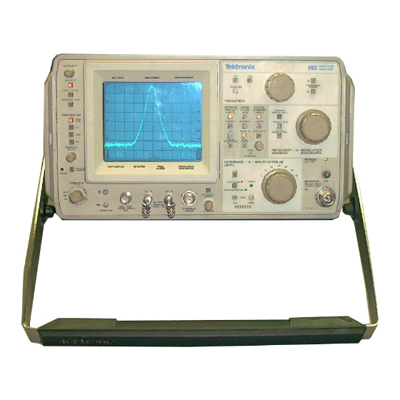 Tektronix 492 Service Manual