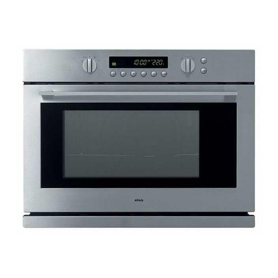 Atag Combi Steam SQ4111B Manuals