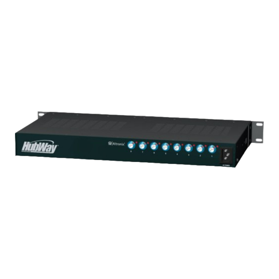 Altronix HubWay LD Series Installation Manual