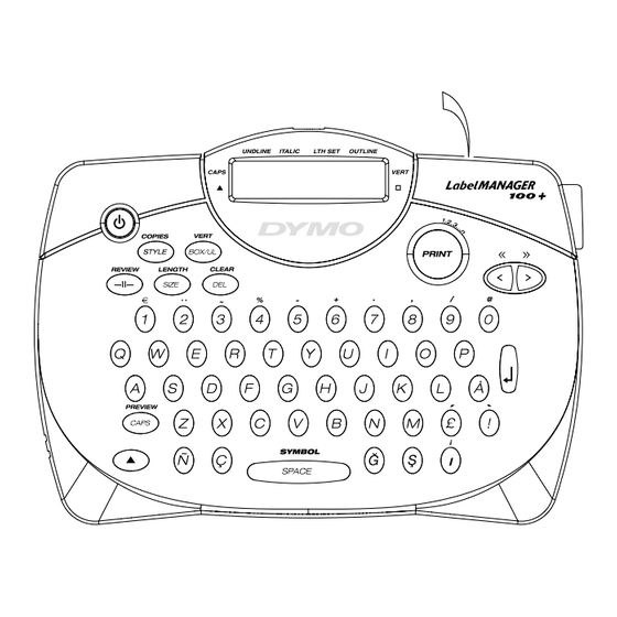 Esselte DYMO LM100+ Instructions For Use Manual