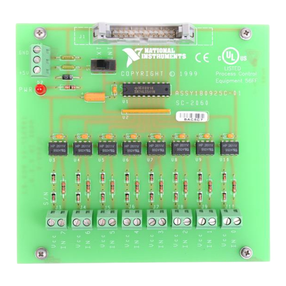 National Instruments SC-2061 User Manual