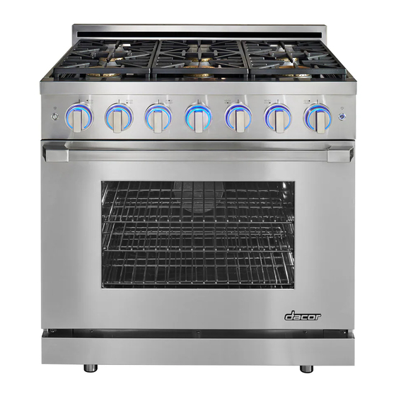 Dacor Renaissance RNRP36GSNGH Use And Care Manual