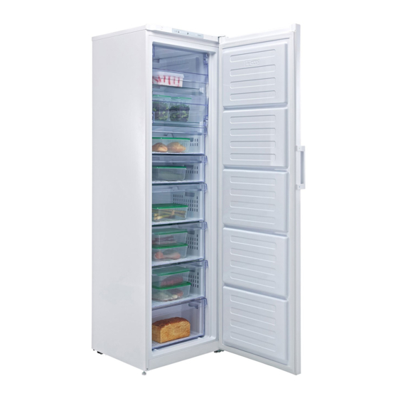 User Manuals: Beko FFP1577W Upright Freezer