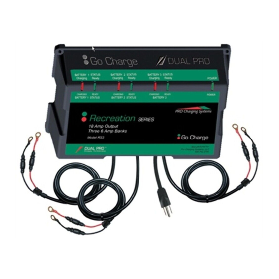 Pro Charging Systems Dual Pro Recreation Series Installation And Operating Instructions Manual
