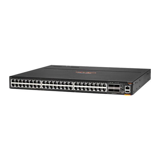 Aruba 8360 Series Installation And Getting Started Manual