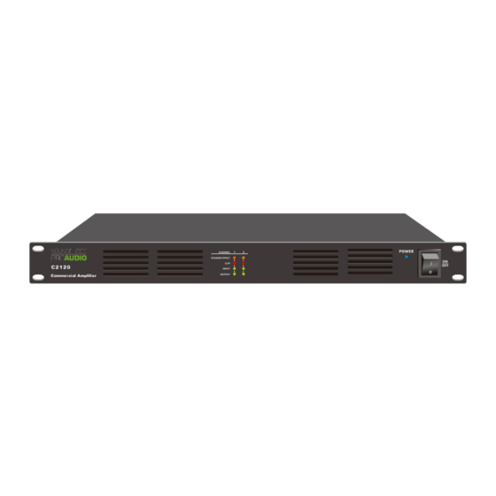 Soundchoice PROAudio C2 Series Installation And Operation Manual