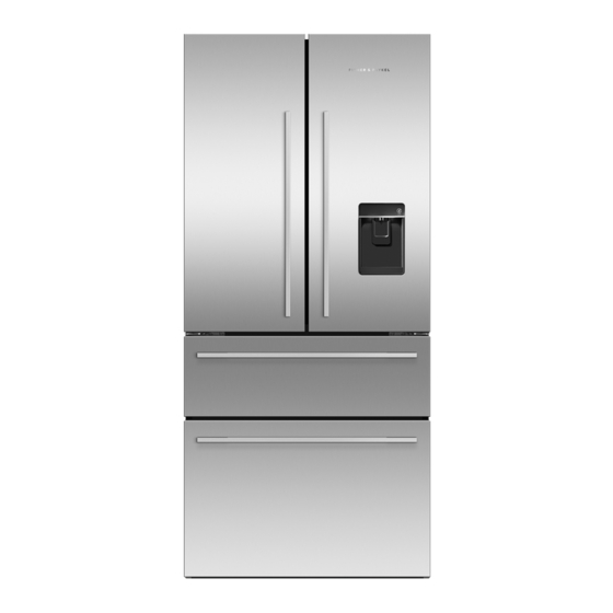 Fisher & Paykel ACTIVESMART RF172G Installation Manual/User Manual