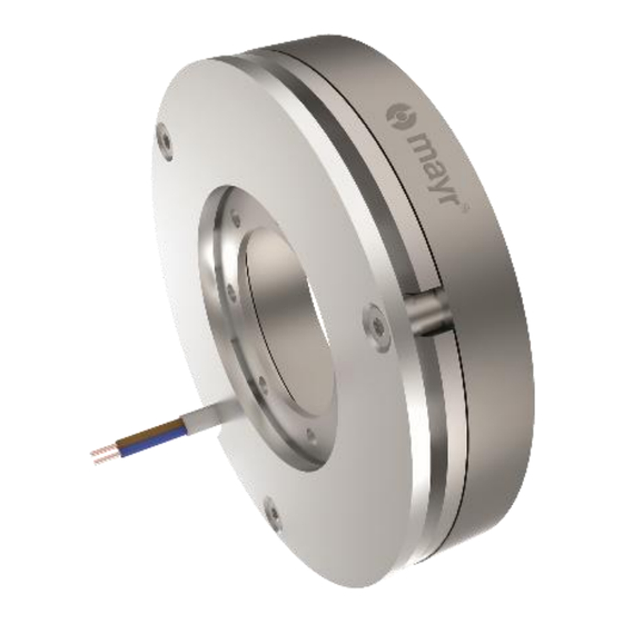 Mayr ROBA-servostop 8981.29 01 Installation And Operational Instructions