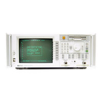 Agilent Technologies 8730A Service Manual