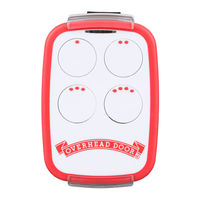 Overhead door 4 Button Universal Remote User Manual