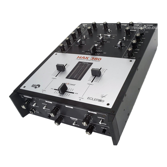 Ecler HAK380 Service Manual