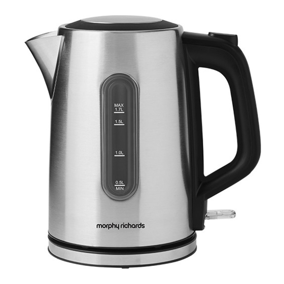 Morphy Richards Equip MREK17SS Instruction Manual