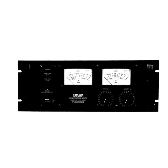 Yamaha PC2002 Operating Manual