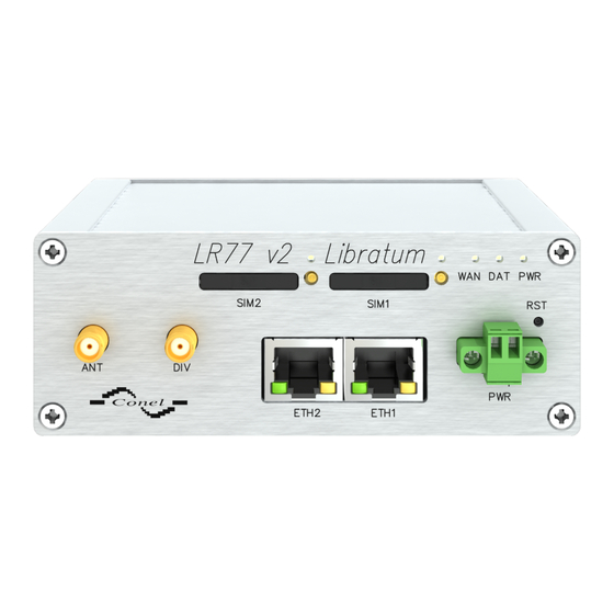 B+B SmartWorx LR77 v2 Libratum User Manual