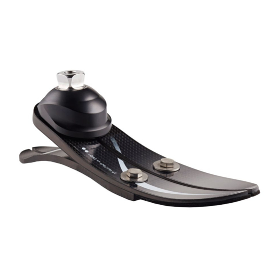 Ossur LP VARI-FLEX VLPE Series Instructions For Use Manual