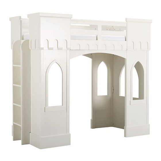pottery barn kids Castle Loft Bed Assembly Instructions Manual