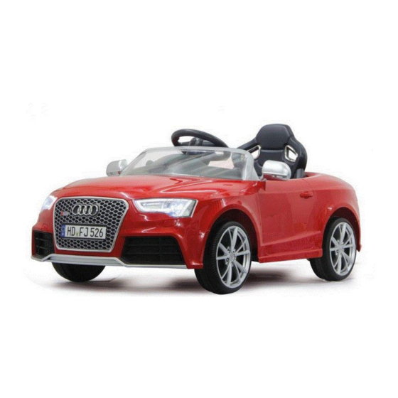 Jamara AUDI RS5 Instructions Manual