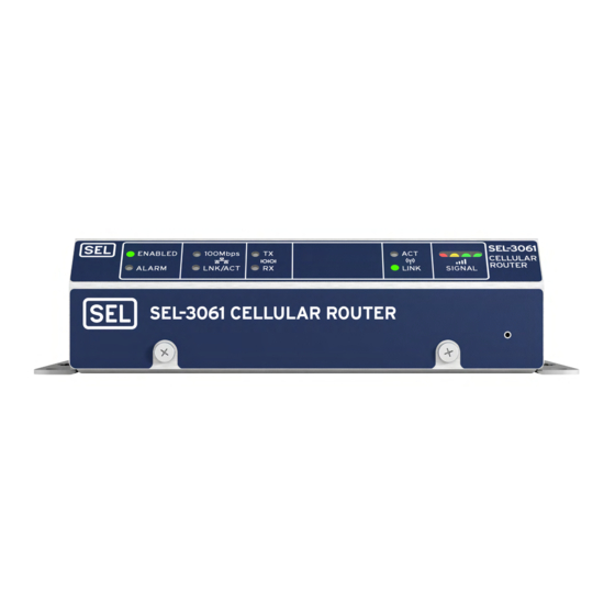 Sel -3061 Quick Start Manual