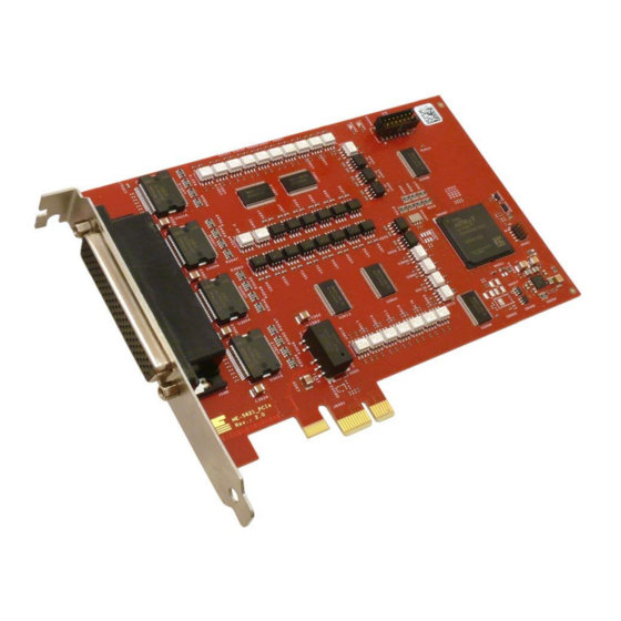 Meilhaus Electronic ME-582 Series Manuals