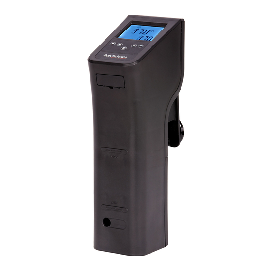 PolyScience LX Immersion Circulator Operator's Manual