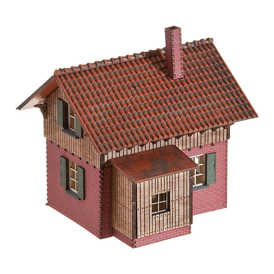 Faller SIGNAL MAN HOUSE Instructions Manual