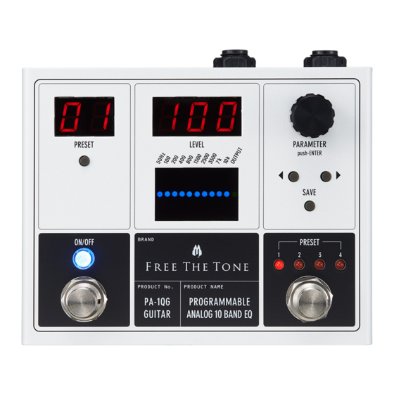 Free The Tone PA-1Q Series Owner's Manual